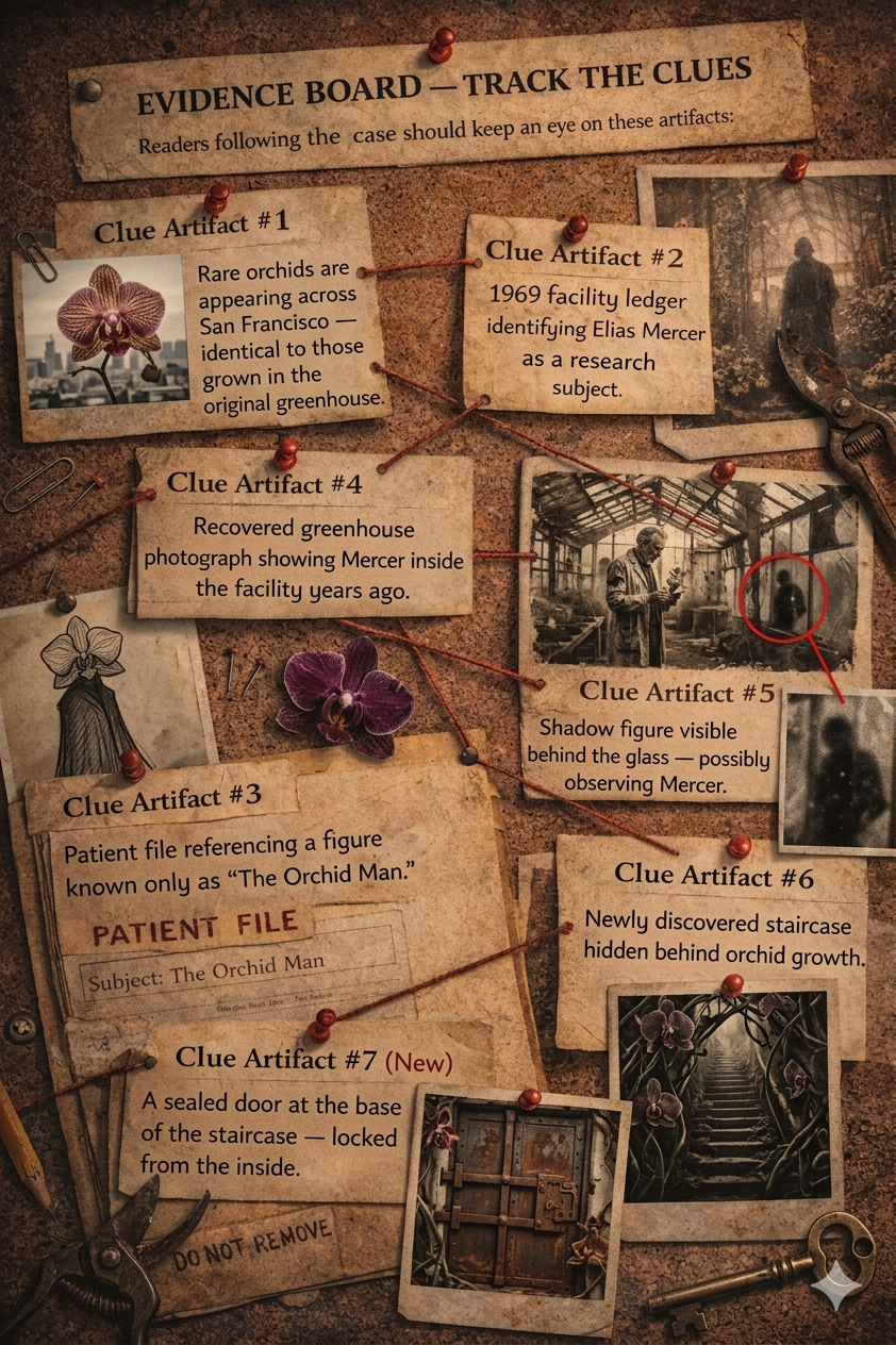 evidence board case file #6